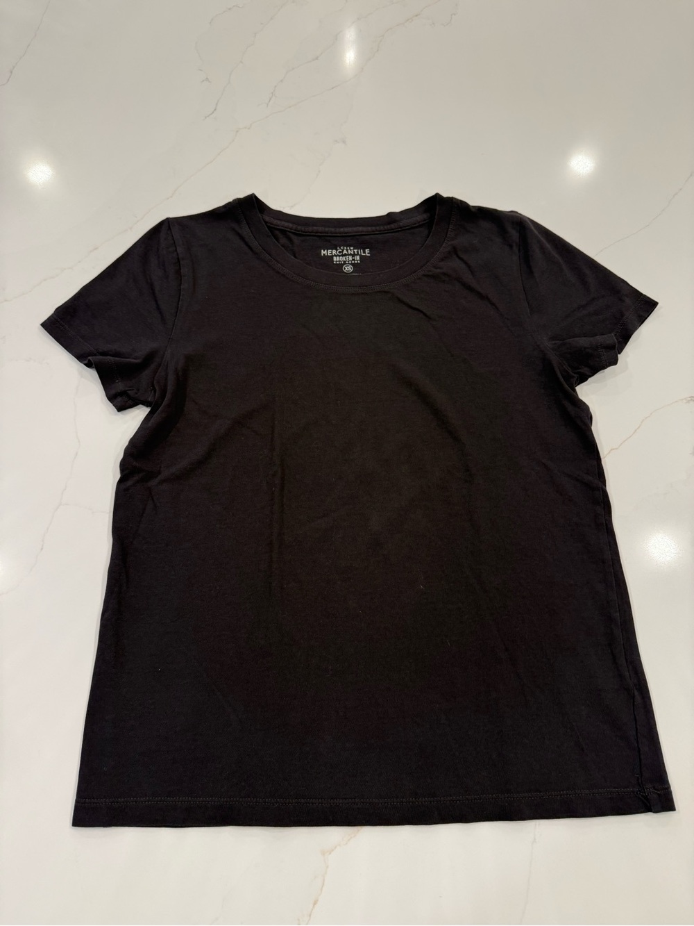 J. Crew Black Short Sleeve Crewneck Tee